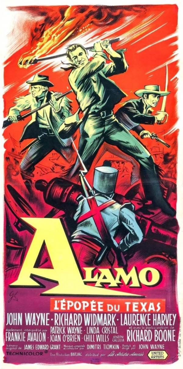 Historic Illustration Poster Of The Alamo, 1960