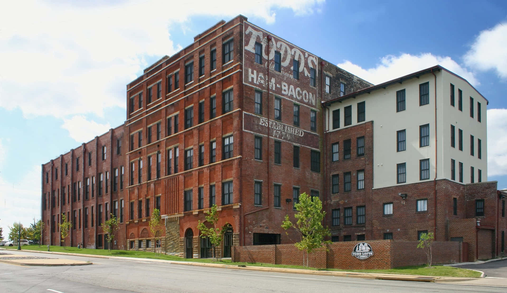 Historic Richmond Industrial Building Background