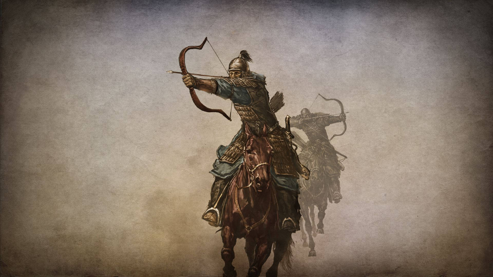 Historic Warrior Ertugrul Gazi In Traditional Attire Background