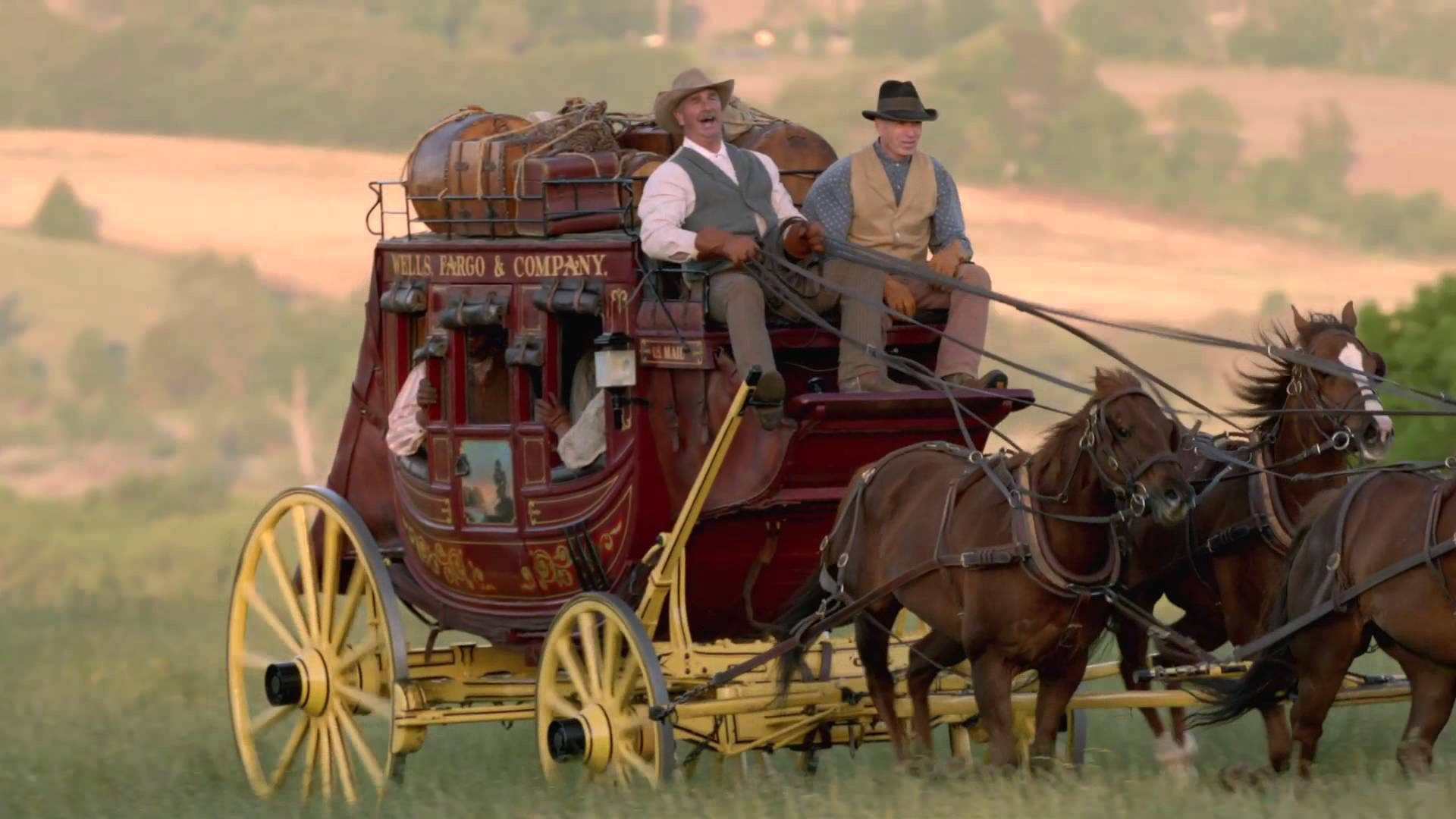 Historic Wells Fargo Stagecoach Background