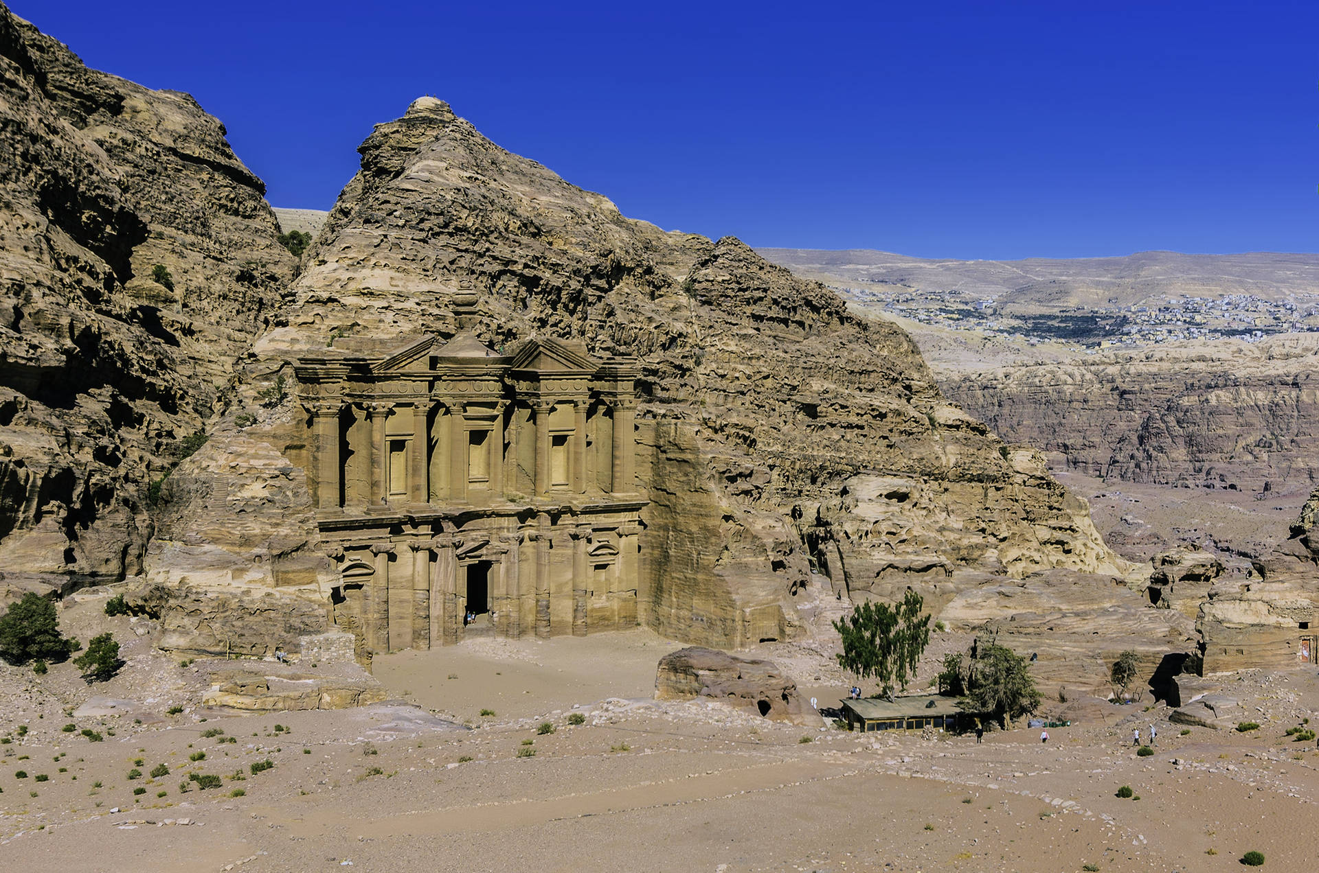 Historical Petra Jordan Background