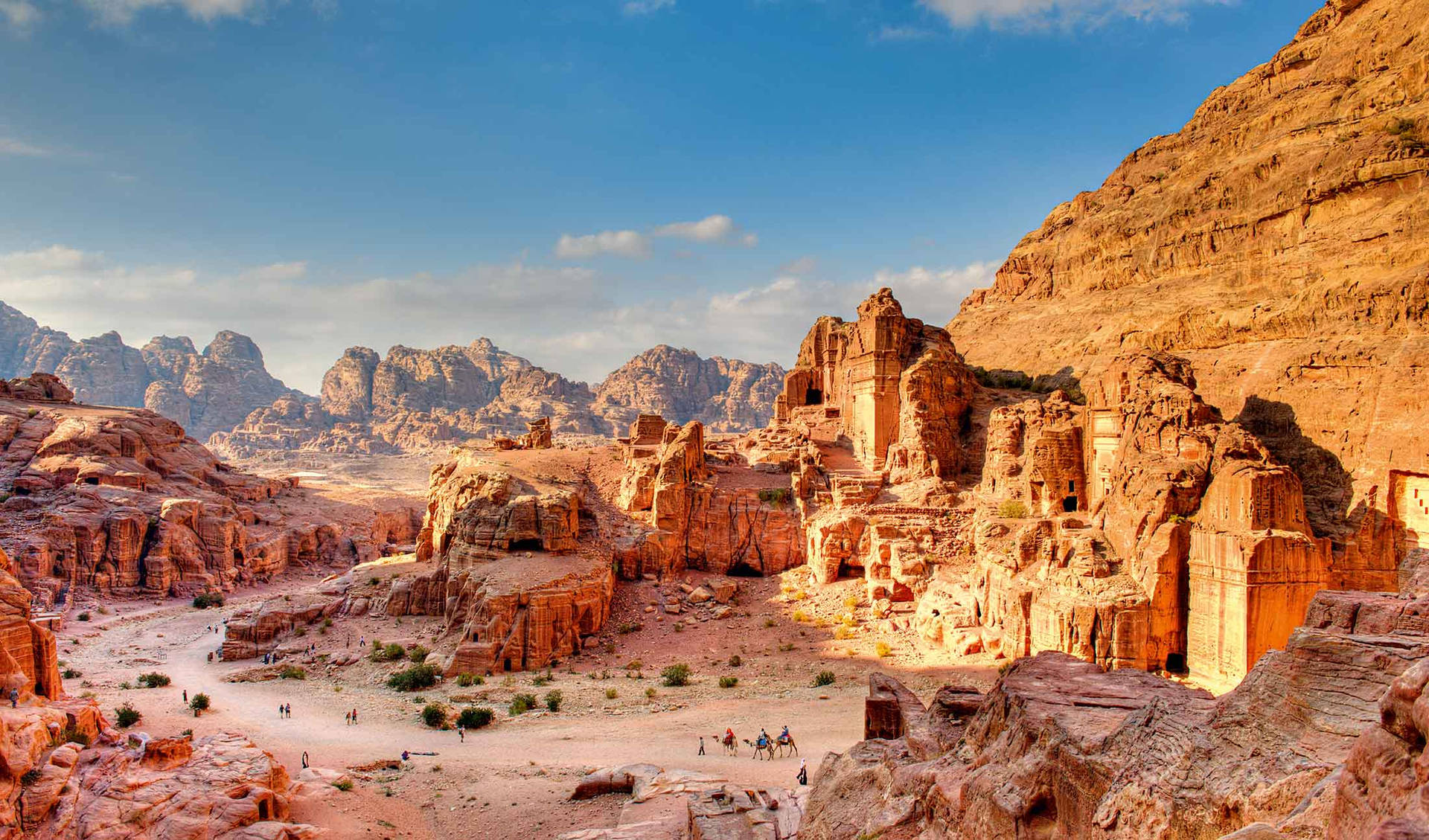 Historical Place Of Jordan Background