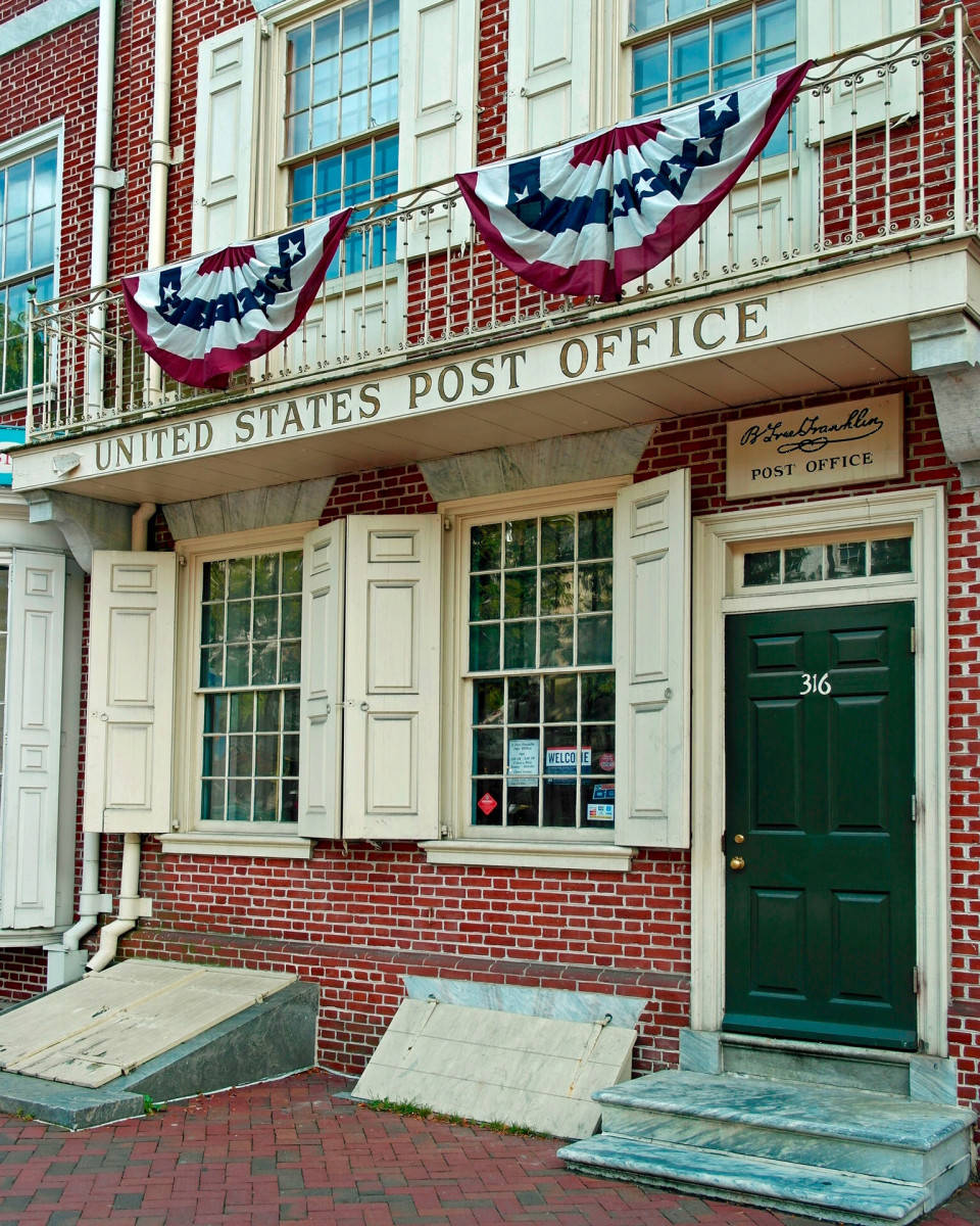 Historical United States Post Office Background