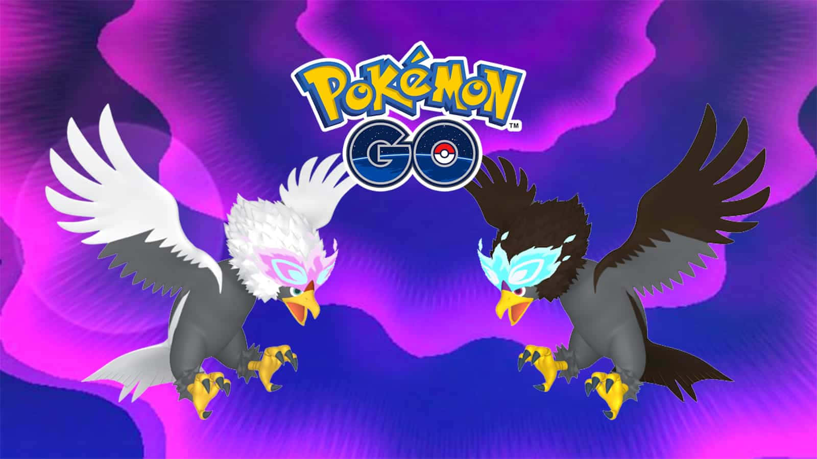 Hisuian Braviary And Shiny Counterpart Background