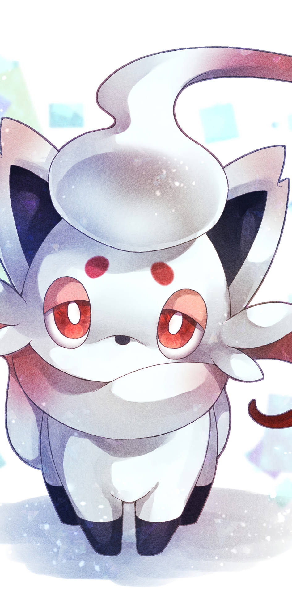 Hisuian Zorua Close-up Background