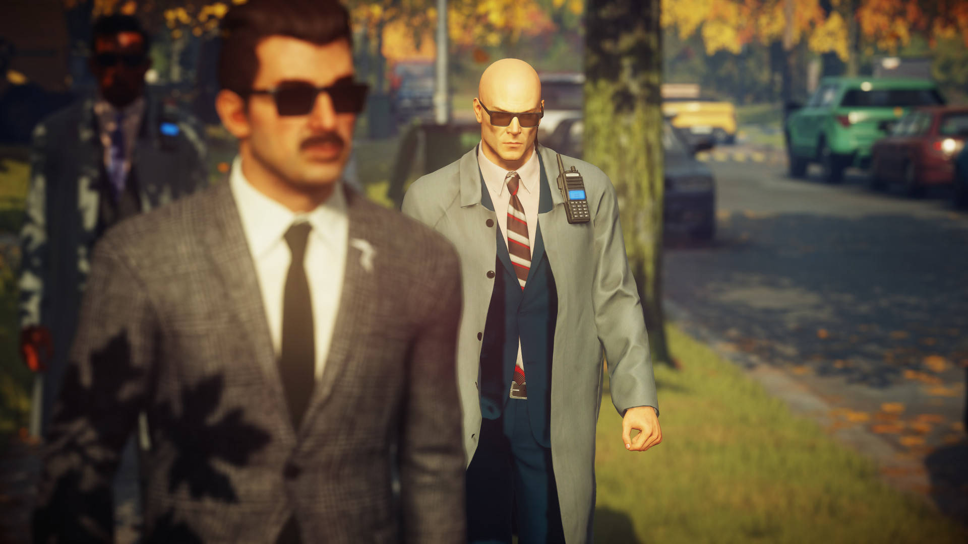 Hitman 2 Characters In Tuxedo Background