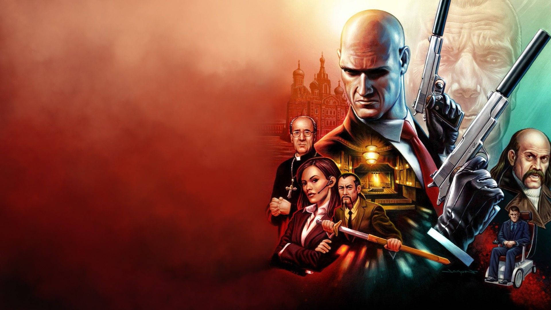 Hitman Absolution Complete Character Poster Background