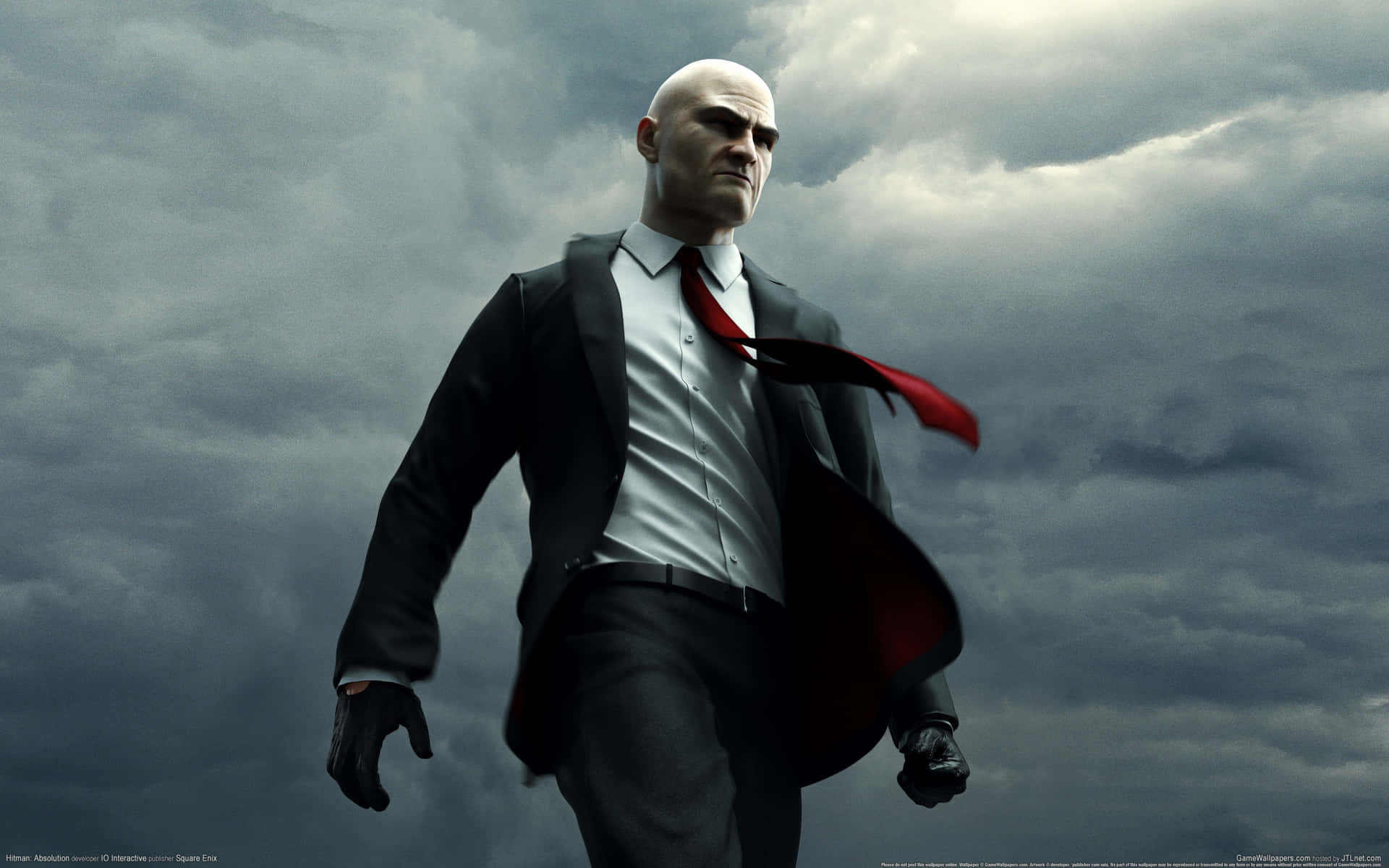 Hitman Agent 47 On A Cloudy Day Background