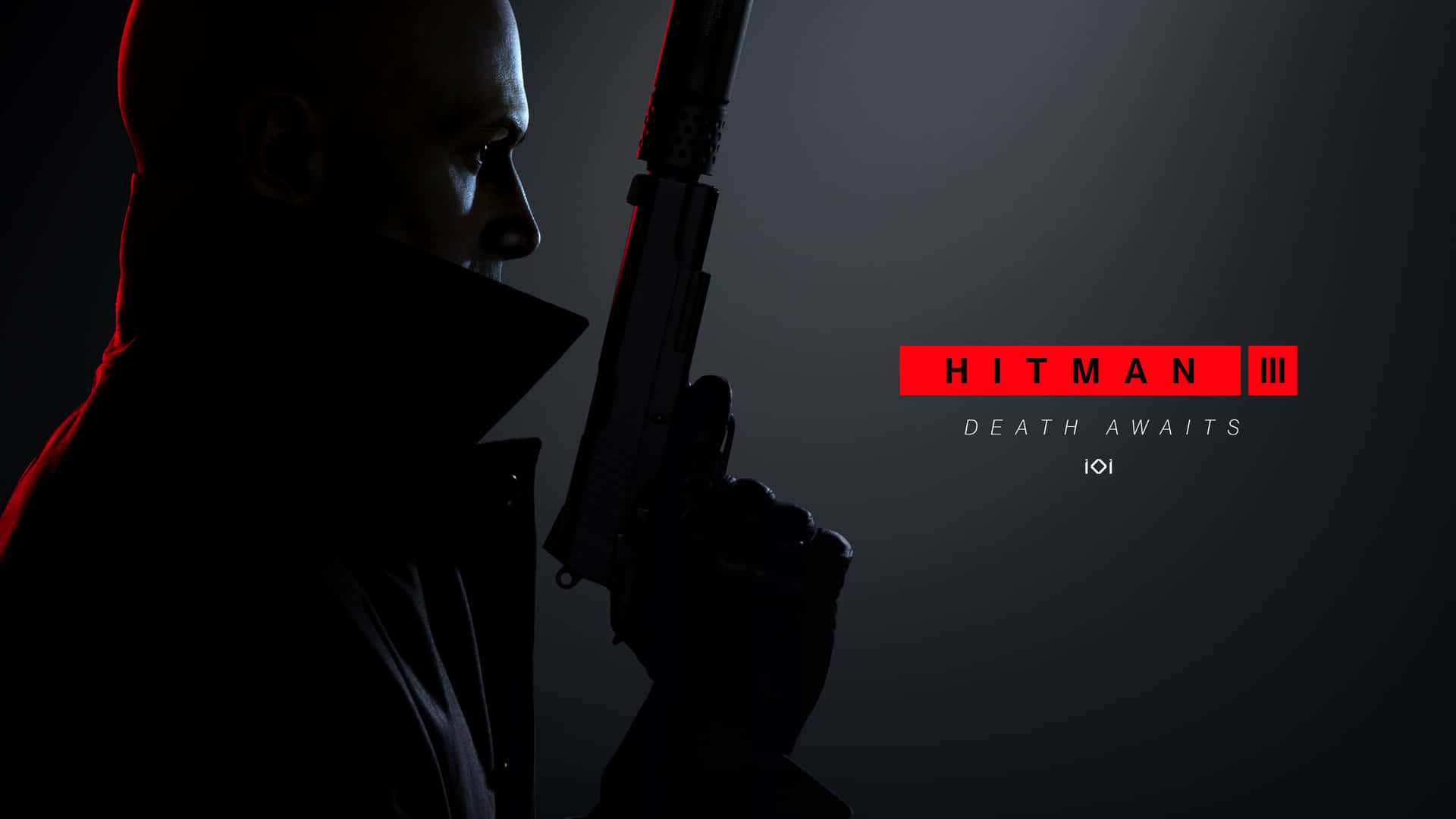 Hitman Agent 47 Wearing A Cloak Background