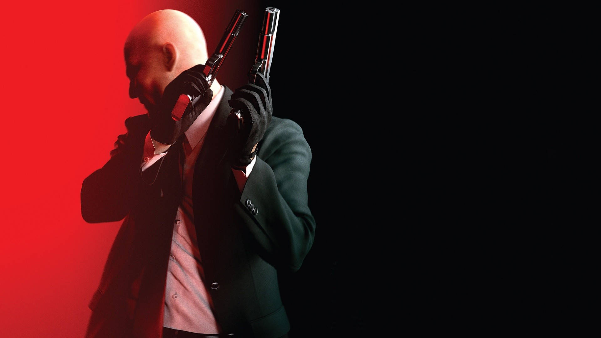 Hitman Black And Red Background