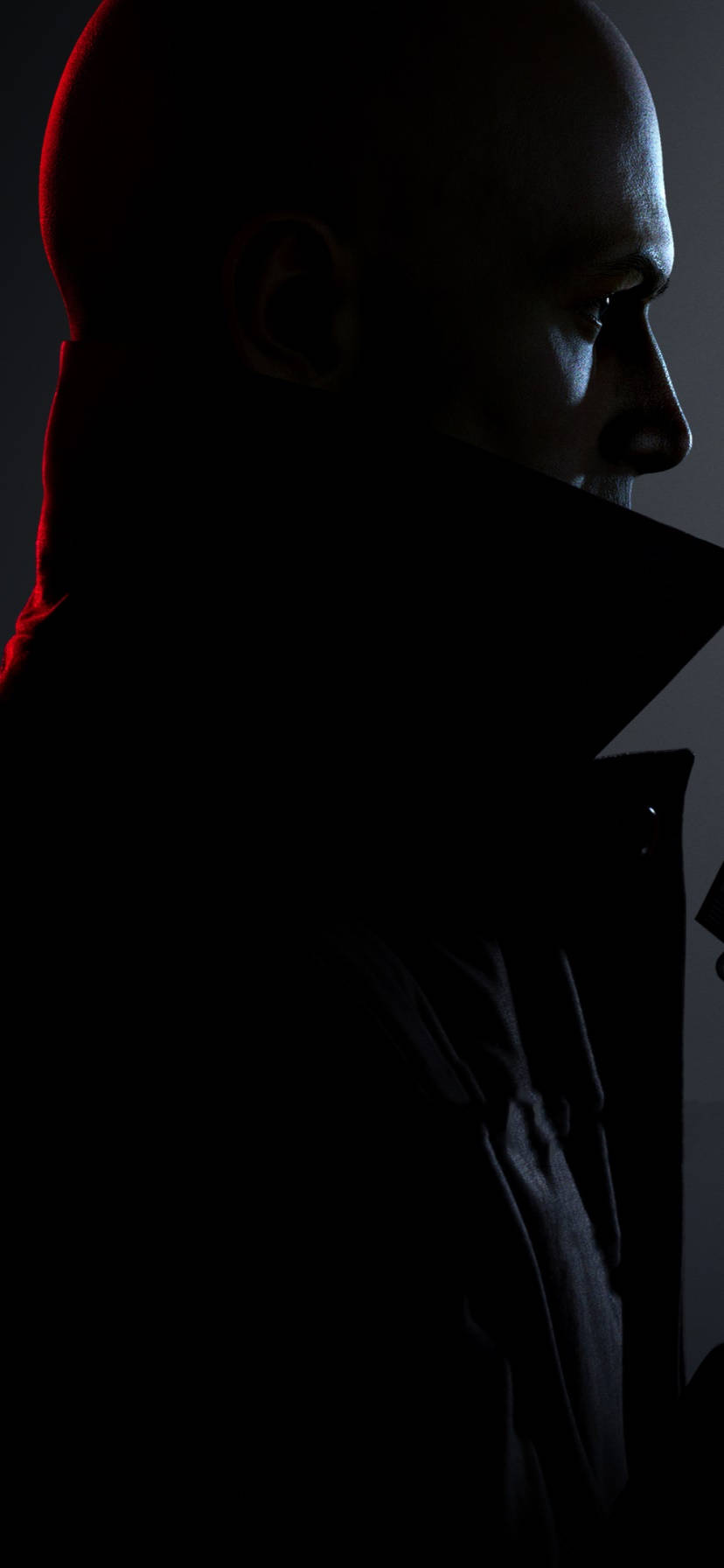 Hitman Black Coat Background