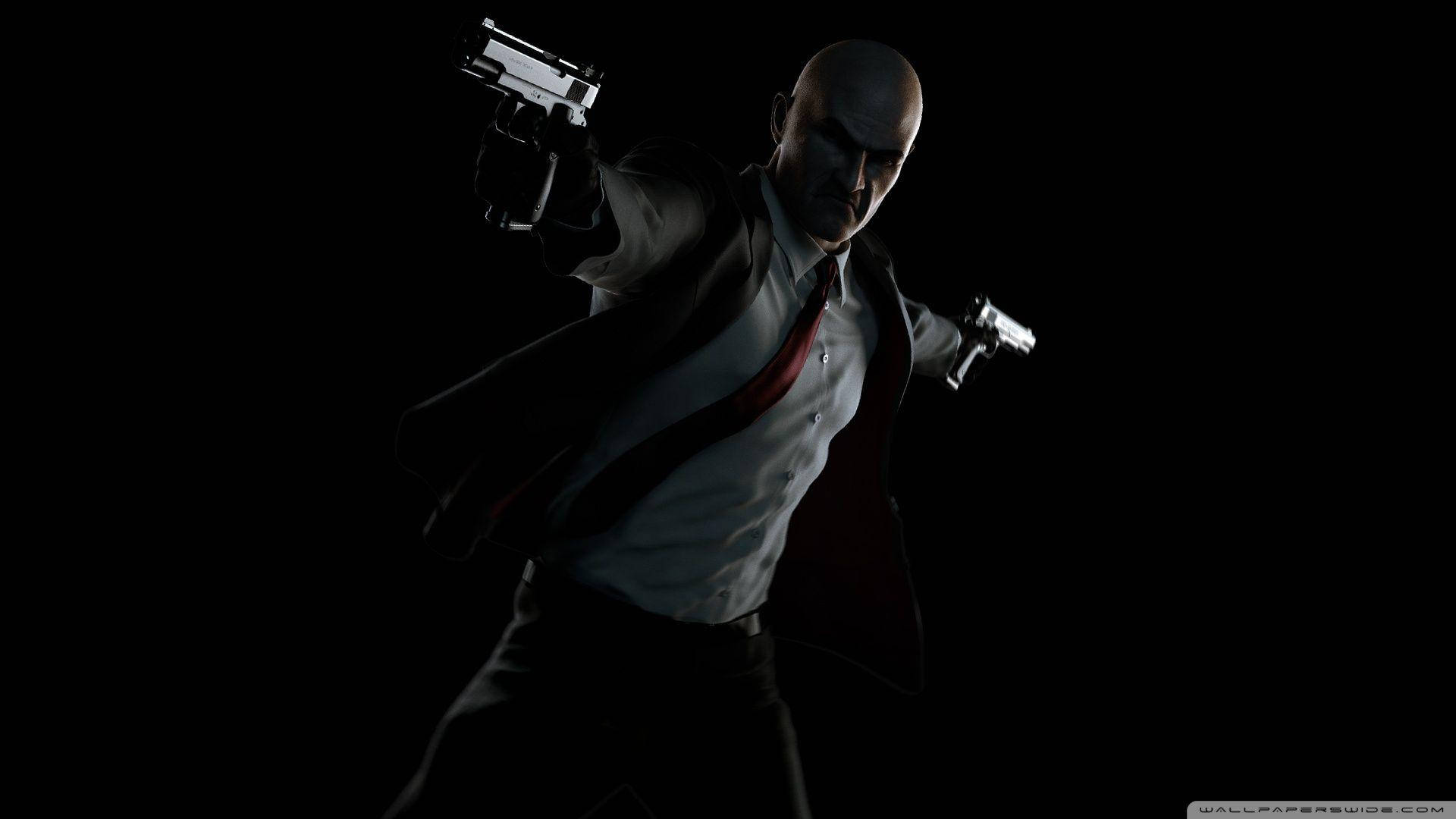 Hitman Black Stance Background