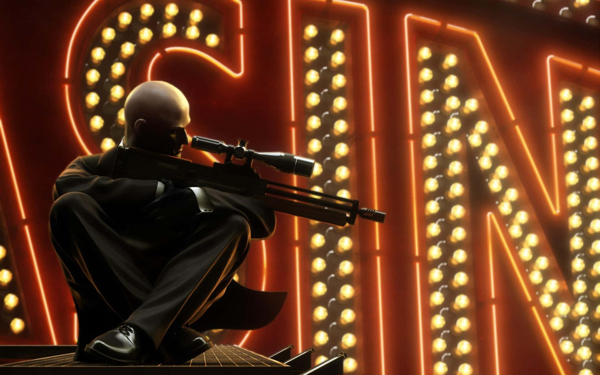 Hitman Blood Money Agent 47 Sniping Background