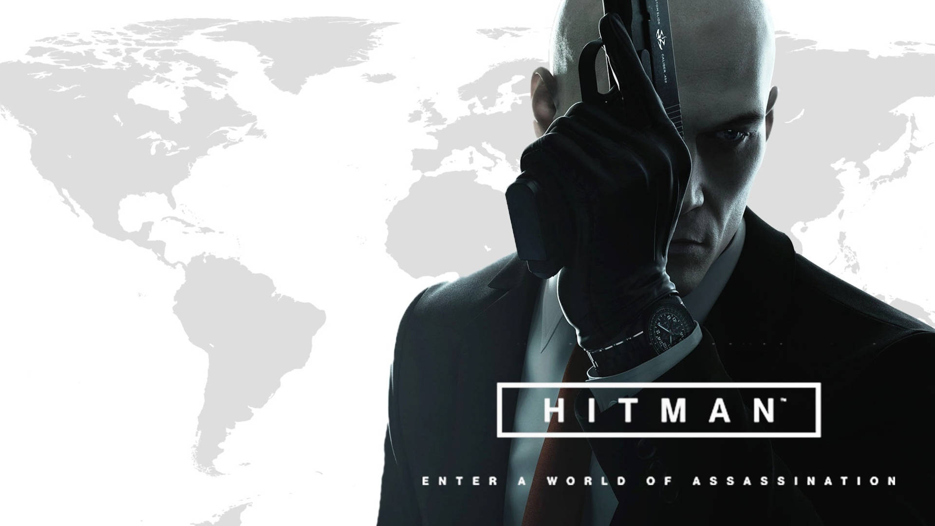 Hitman Full 4k World Map Poster Background