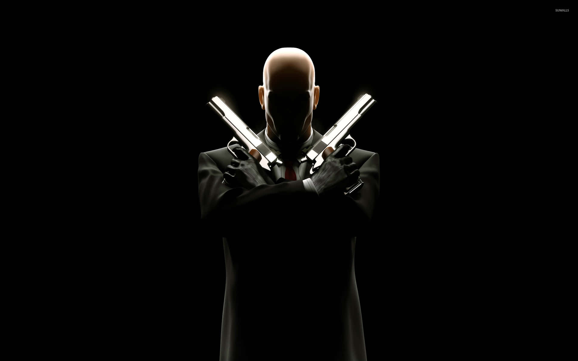 Hitman In Darkness Desktop Background