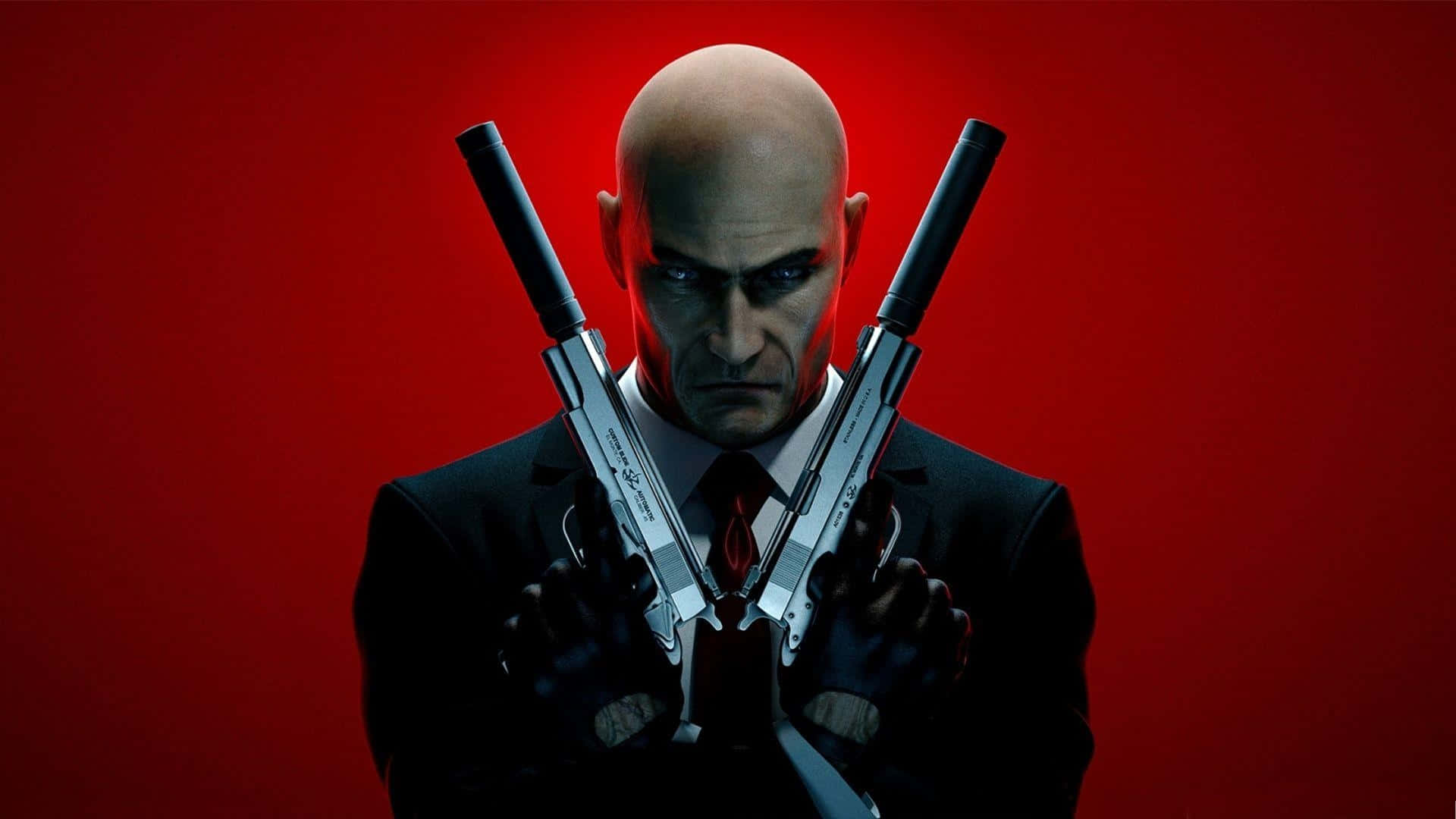 Hitman With Pistol Background