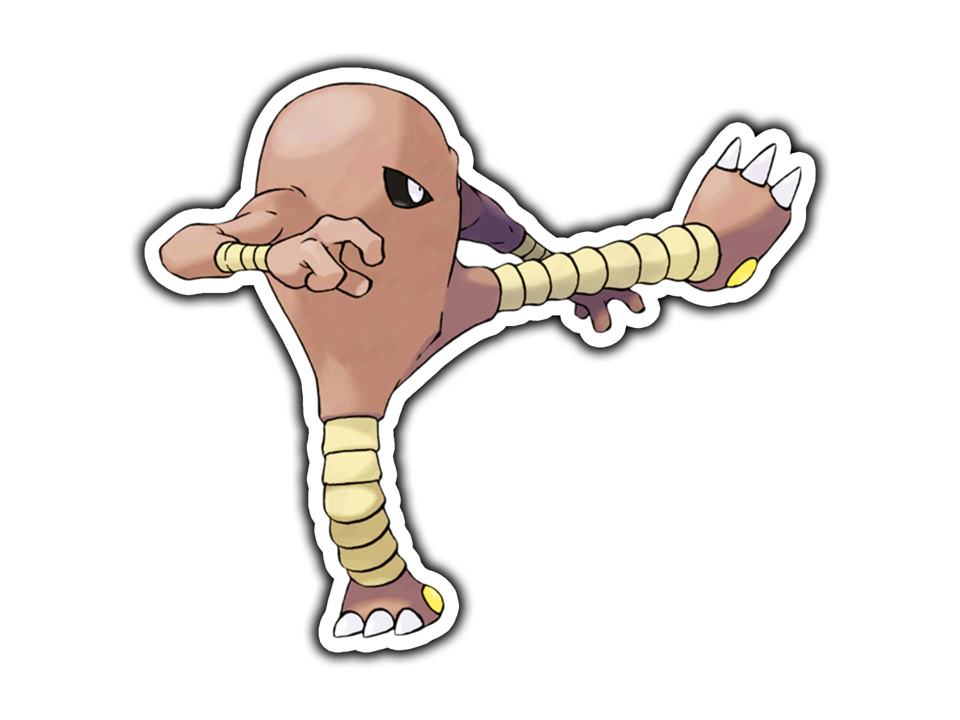 Hitmonlee Kick Background