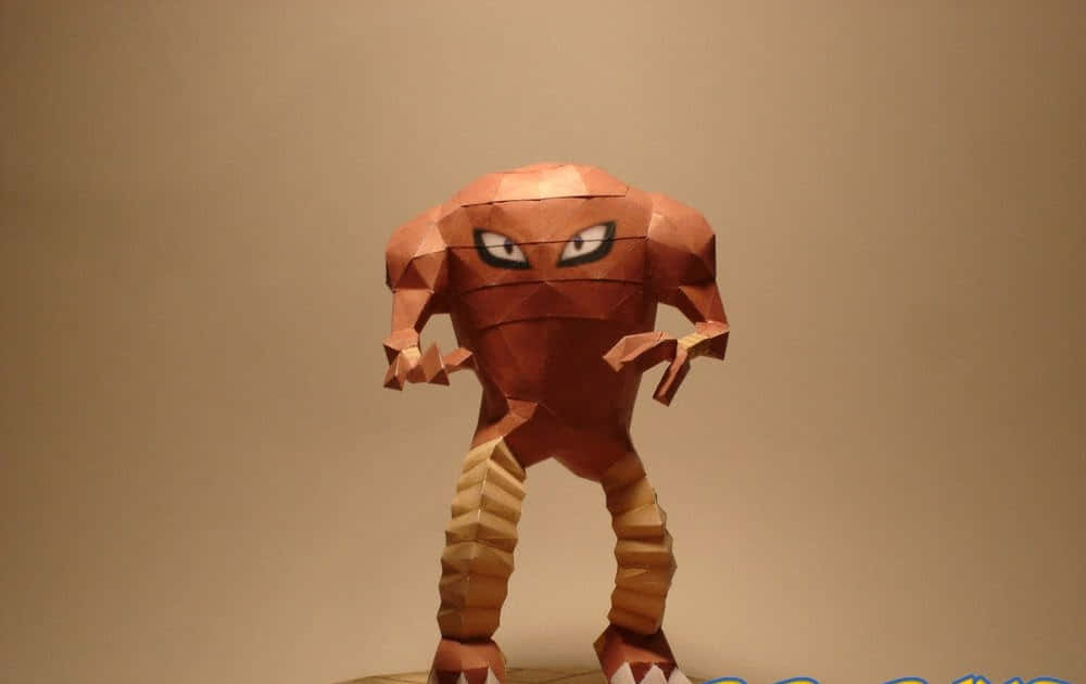 Hitmonlee Paper Model