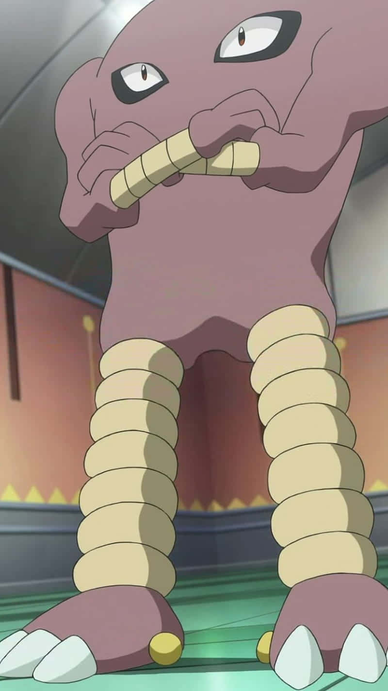 Hitmonlee With Long Legs Background