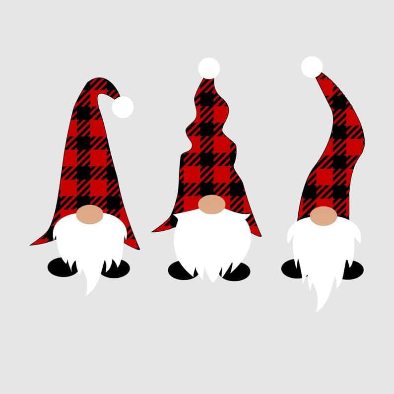 ‘ho Ho Hos Is All Around: Enjoy The Festive Christmas Gnome!’ Background