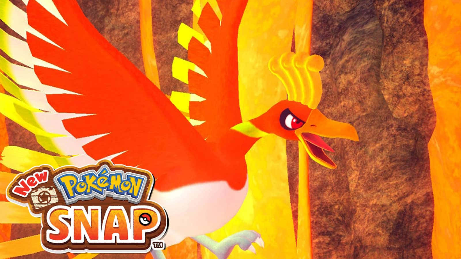 Ho-oh New Pokémon Snap Logo Background