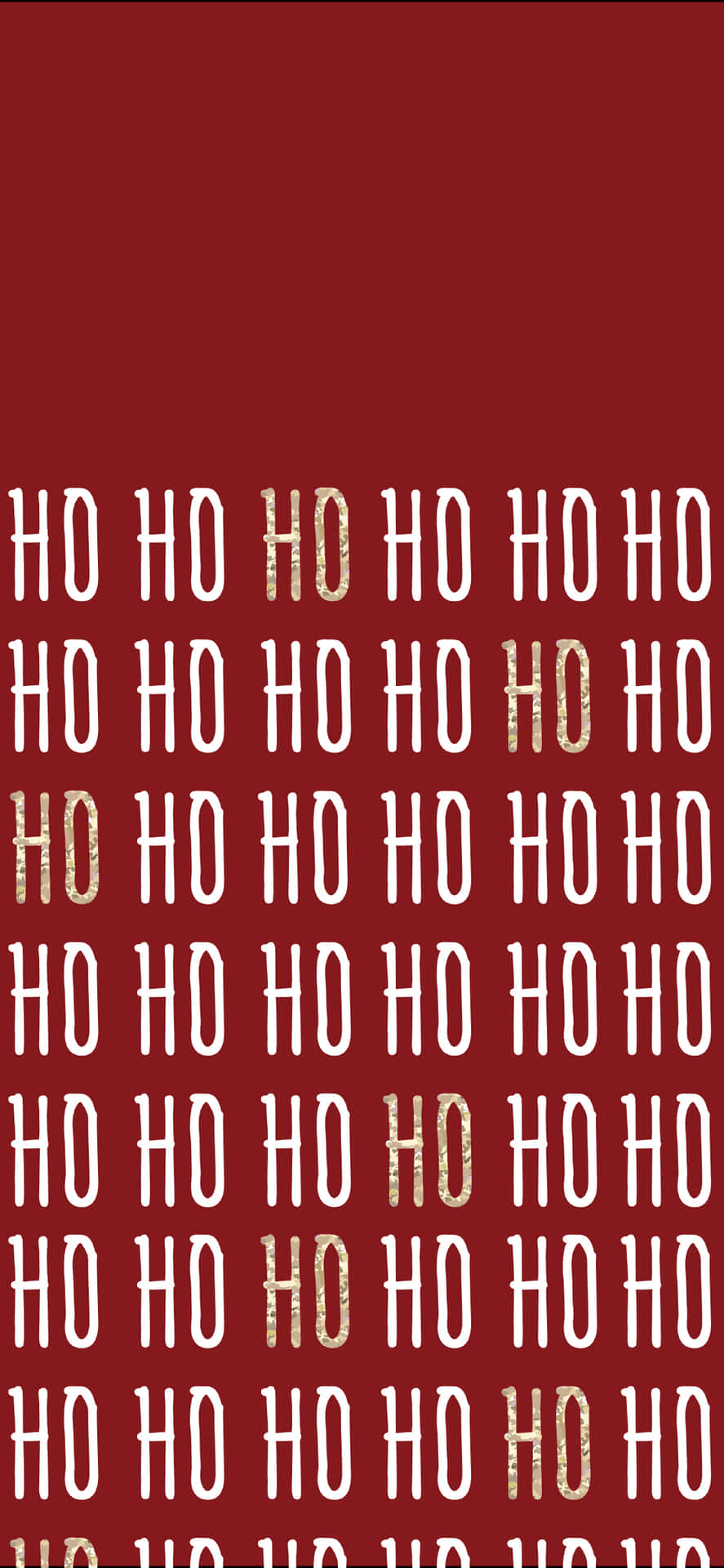 Ho Red Christmas Iphone Background