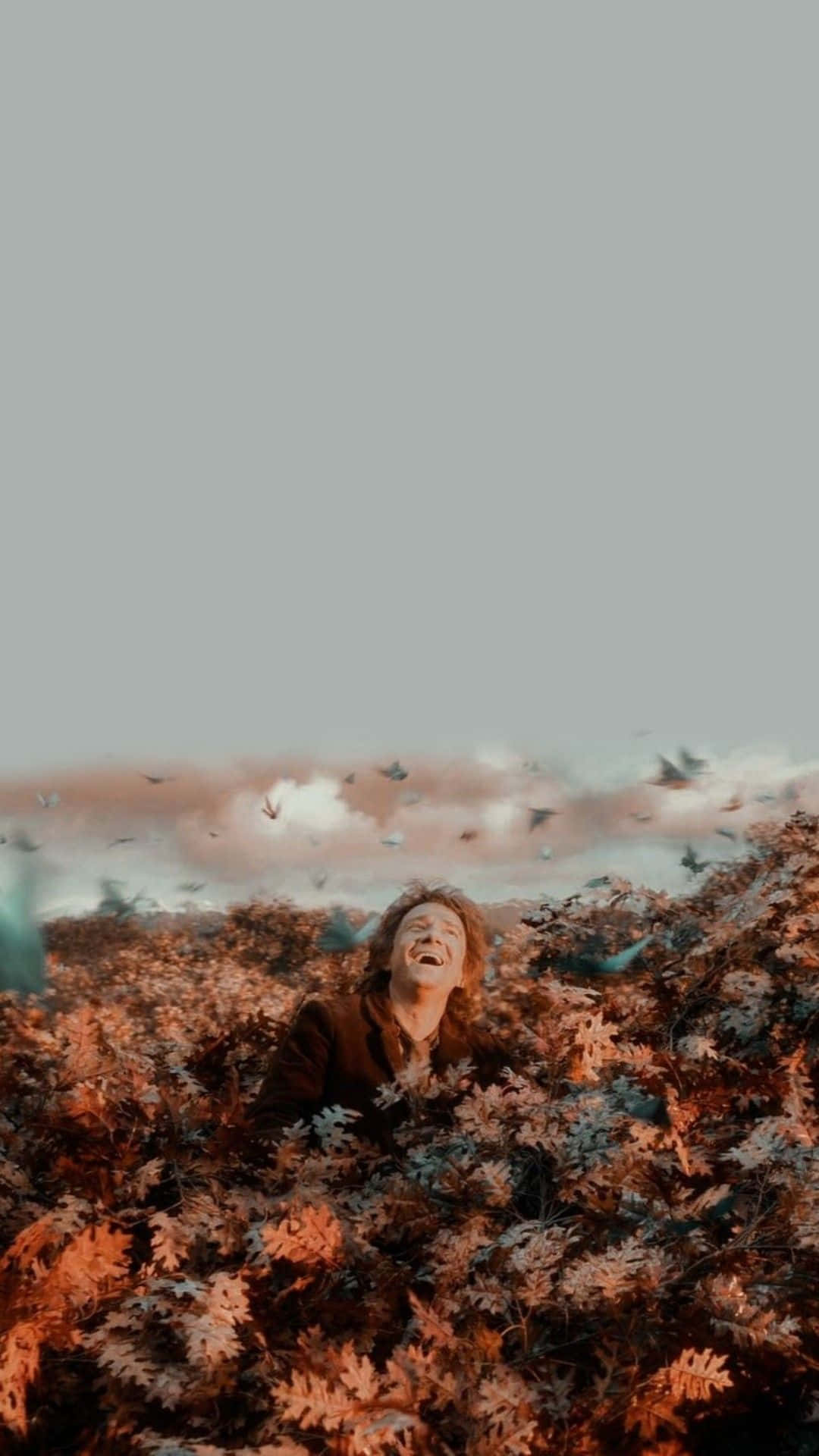 Hobbitin Autumn Leaves Background