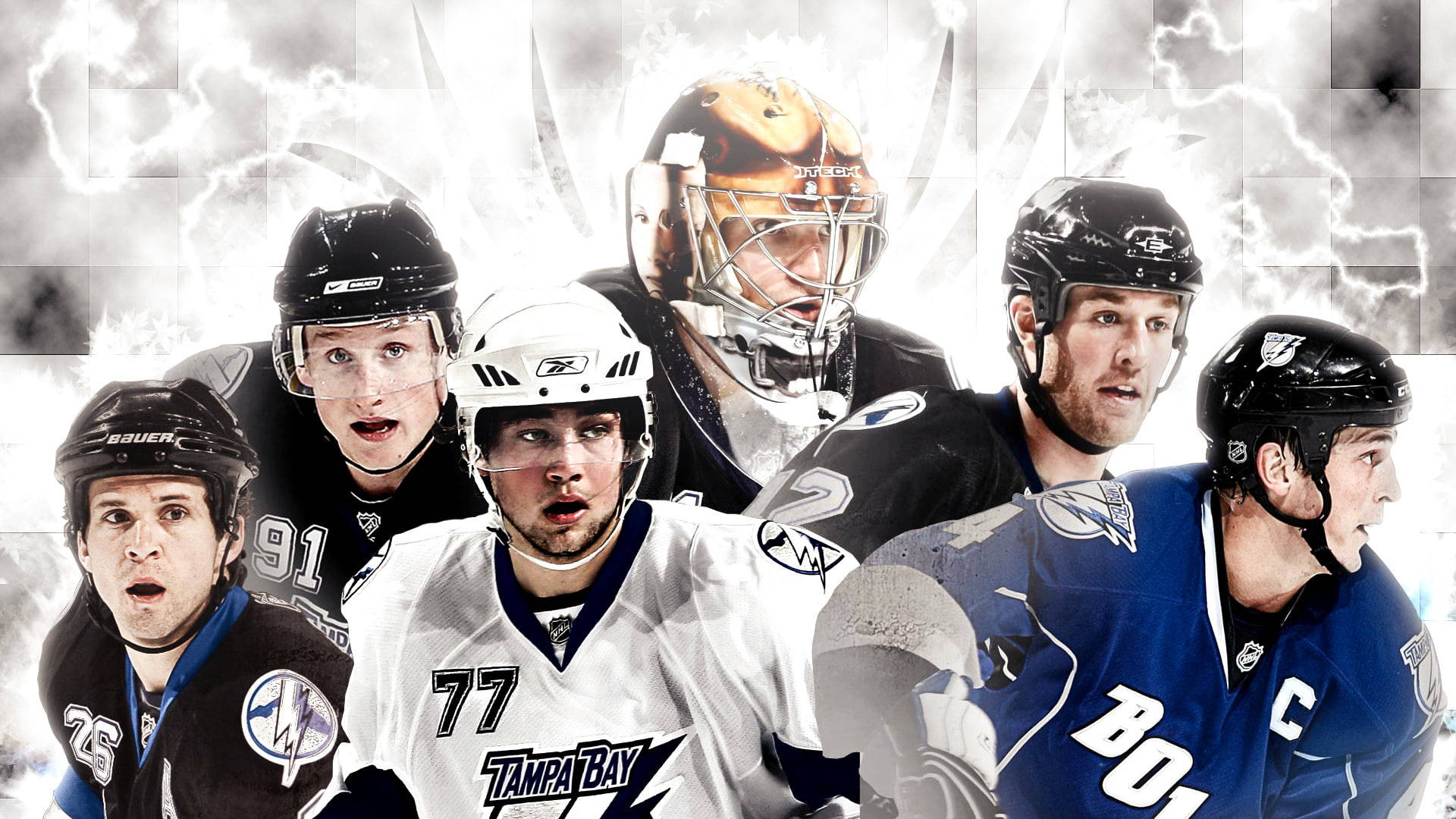 Hockey Players Tampa Bay Lightning Background