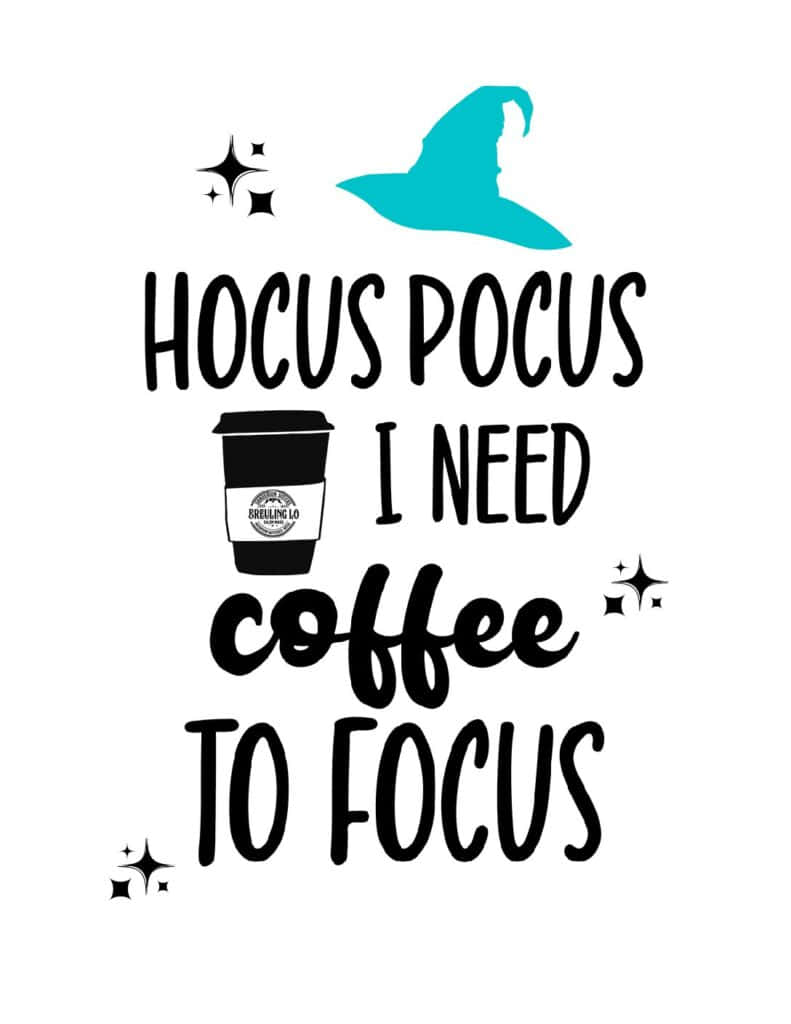 Hocus Pocus Coffee Focus Graphic
