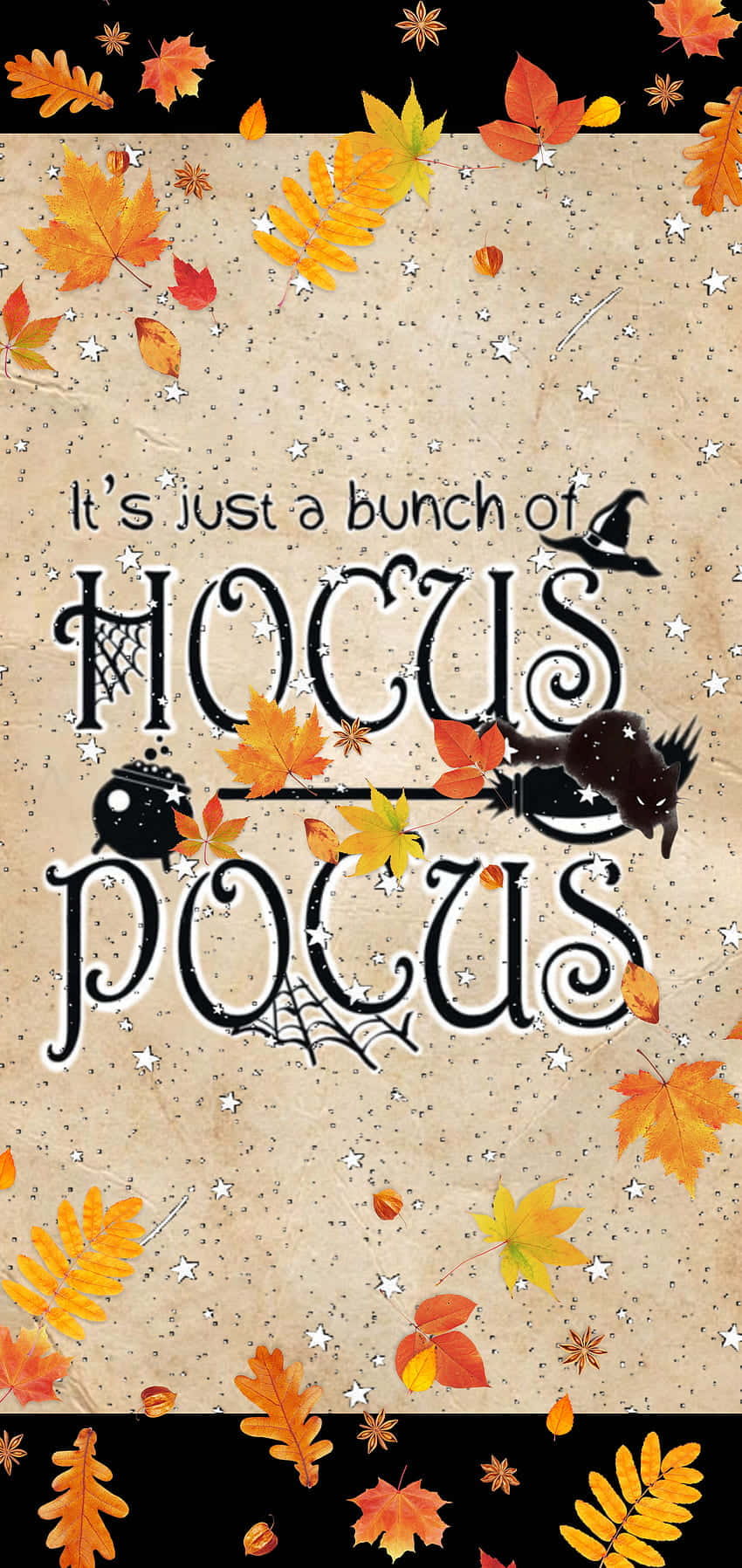 Hocus Pocus Fall Theme Graphic Background