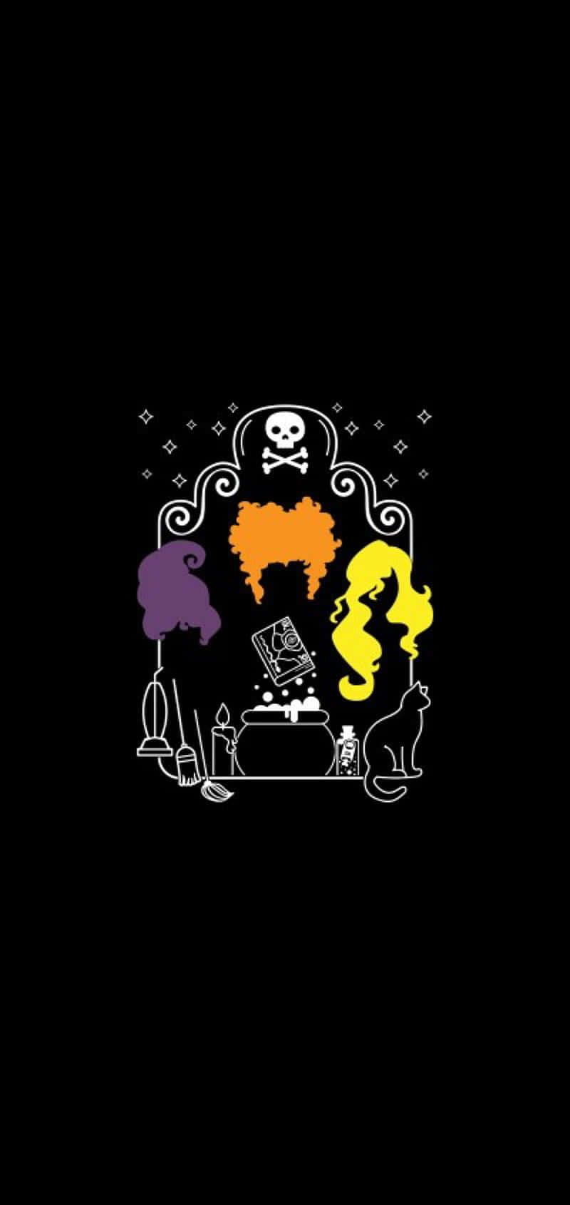 Hocus Pocus Silhouette Art