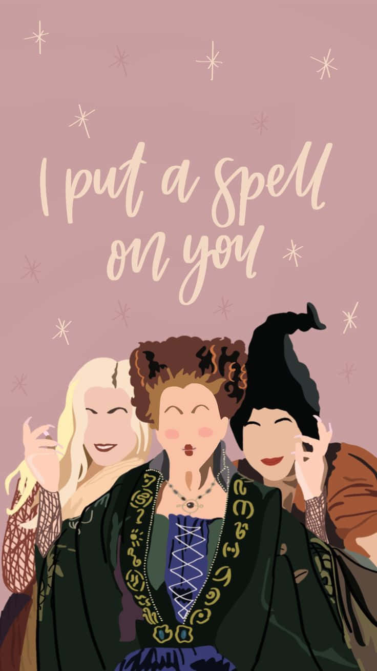 Hocus Pocus Spellbound Sisters Illustration Background