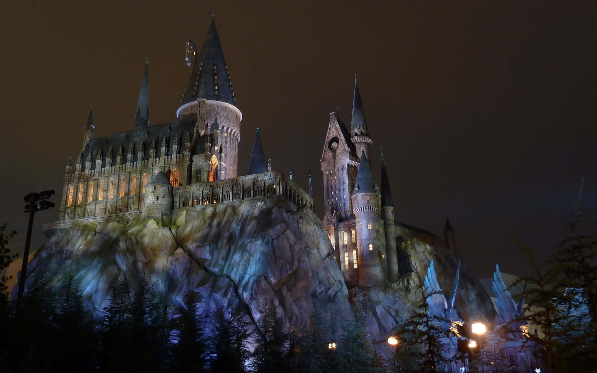 Hogwarts Castle 3d Art Background