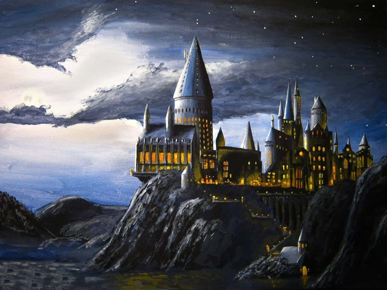 Hogwarts Castle Dark Art