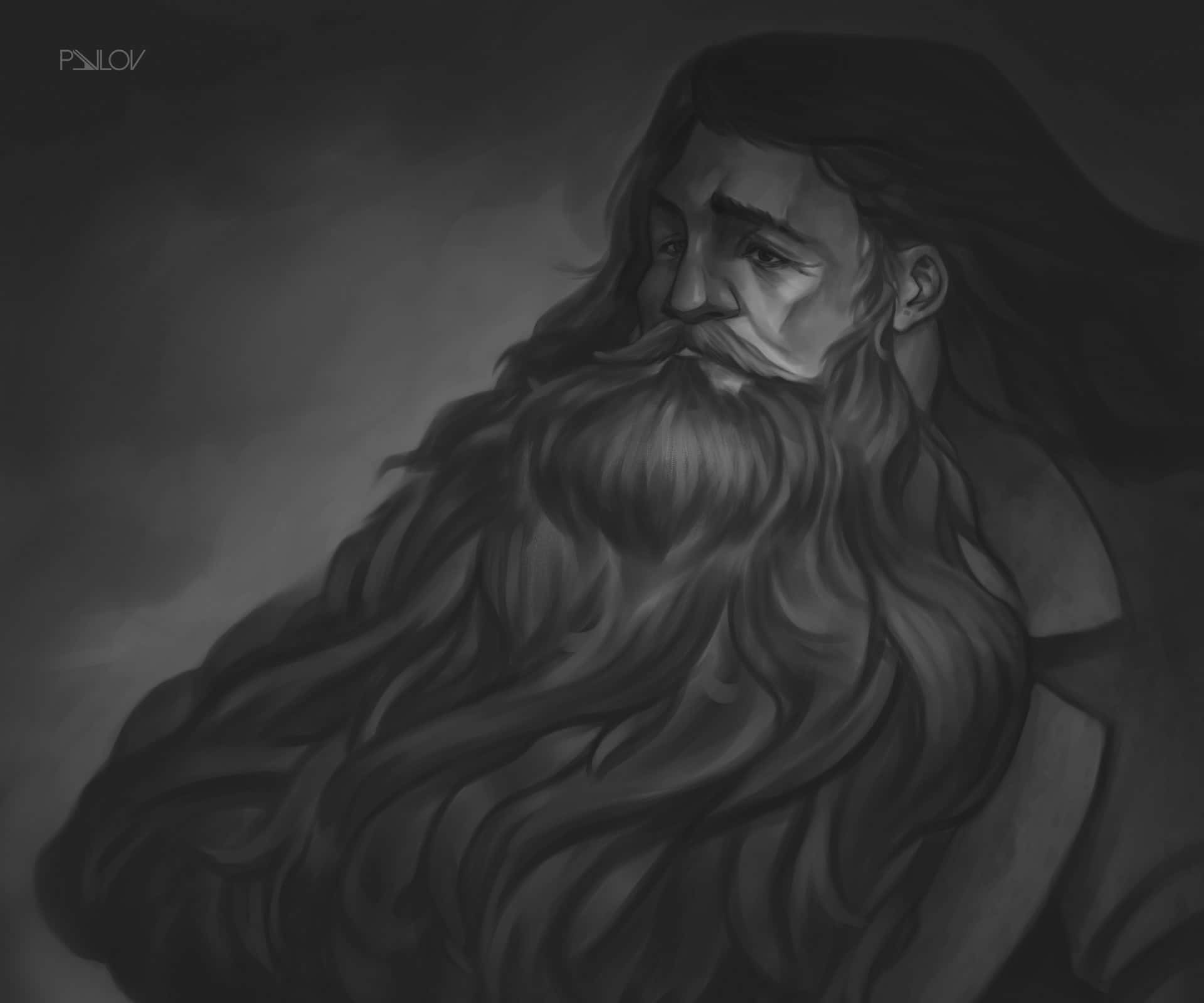 Hogwarts Castle In Black And White