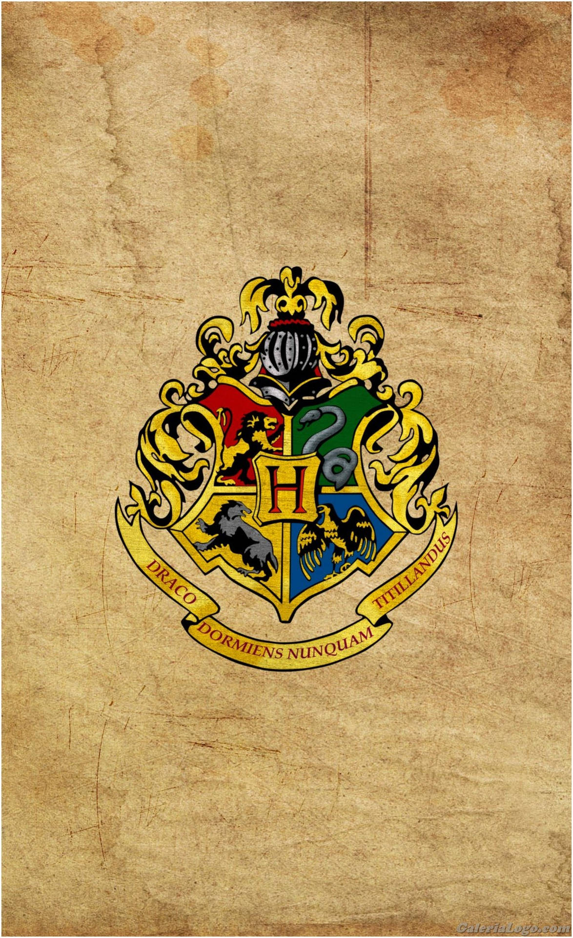 Hogwarts Crest Harry Potter Iphone Background