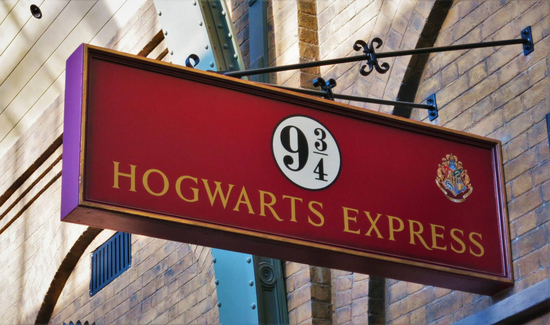Hogwarts Express Platform Sign Background