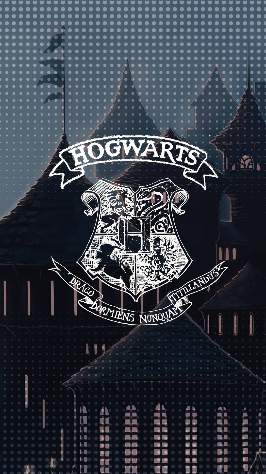 Hogwarts Logo Aesthetic Background