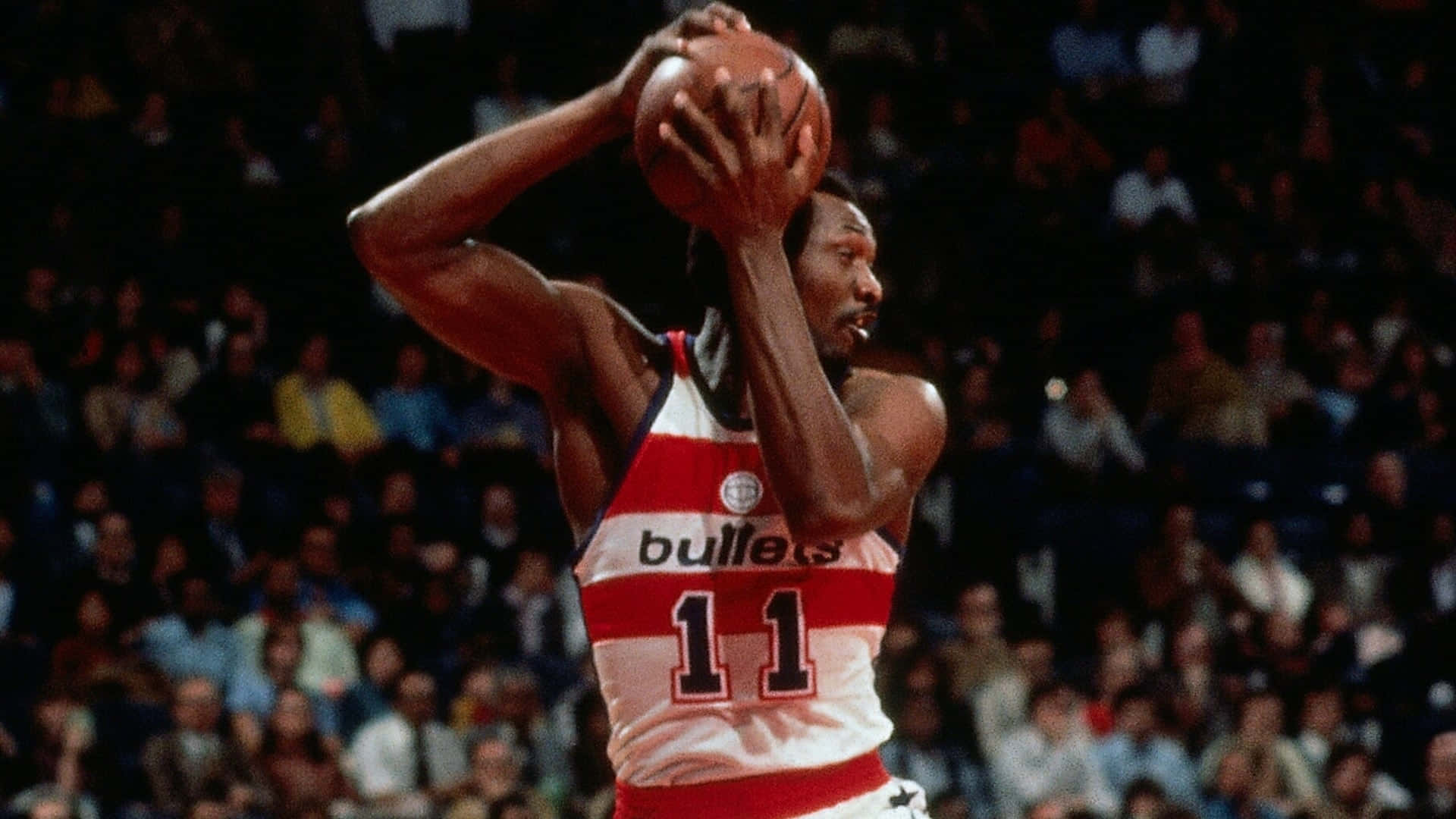 Holding Ball Elvin Hayes Background