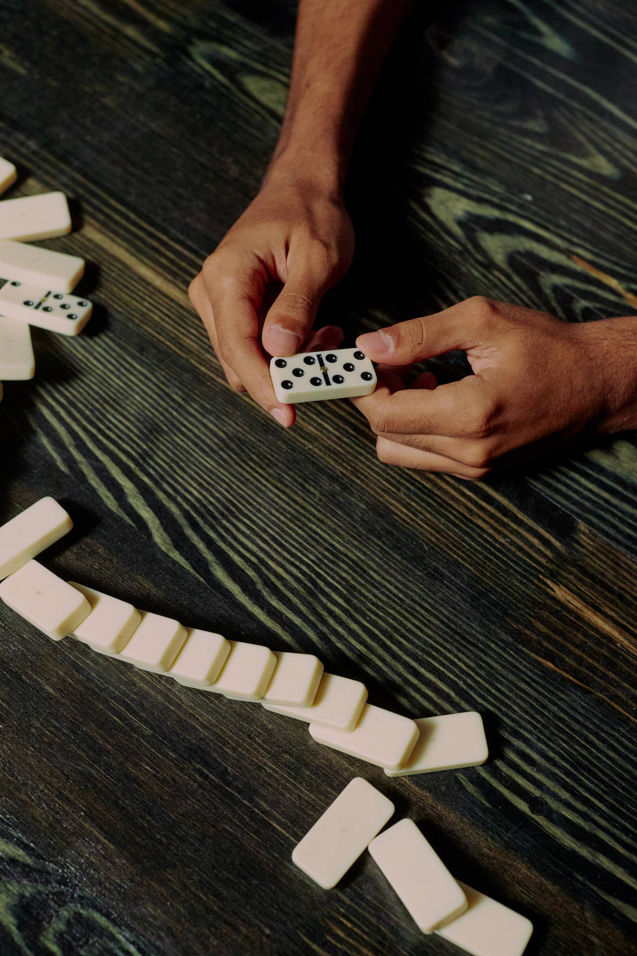 Holding Dominos