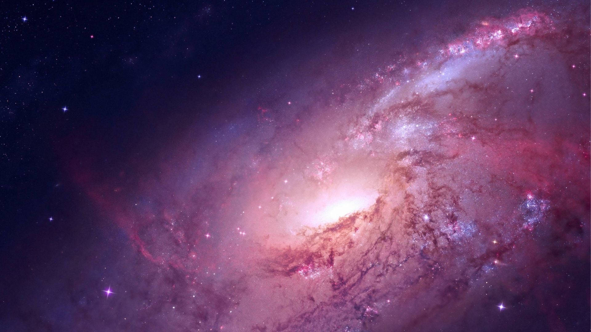 Hole In A Dark Galaxy Background Background