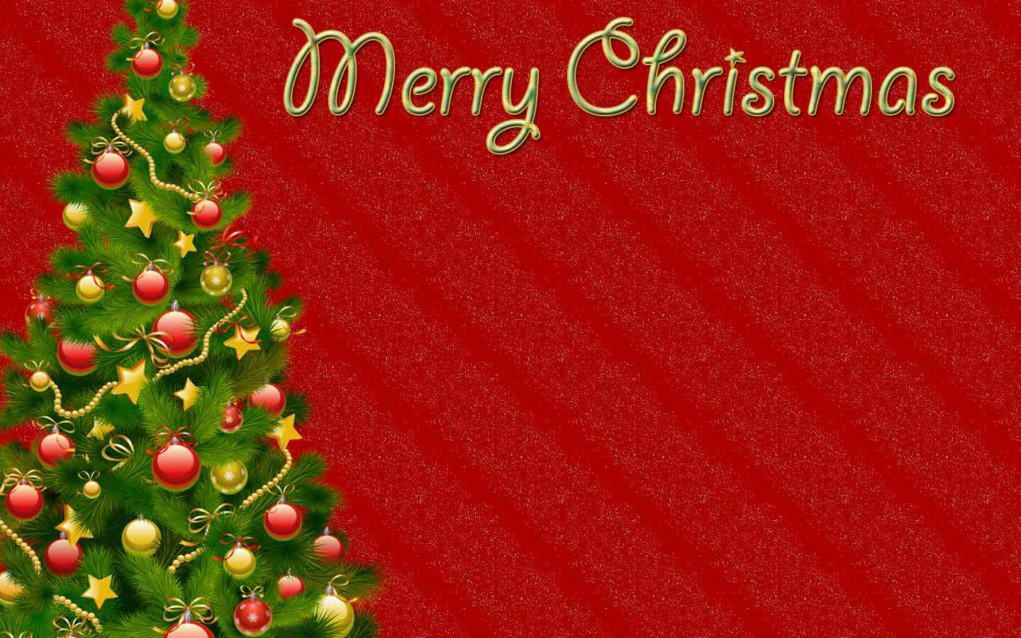 Holiday Greetings On Red Christmas Background Background