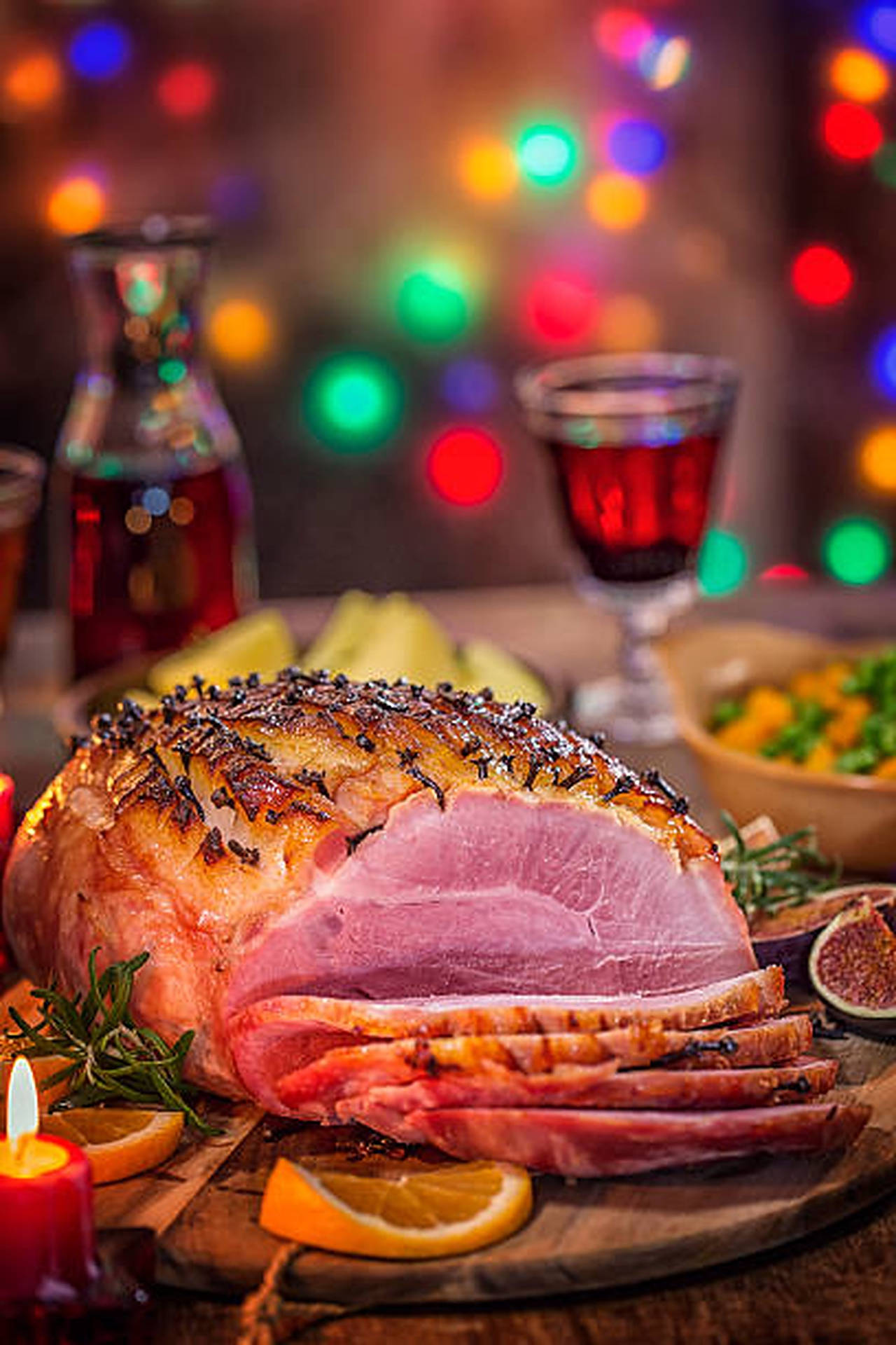 Holiday Ham Background