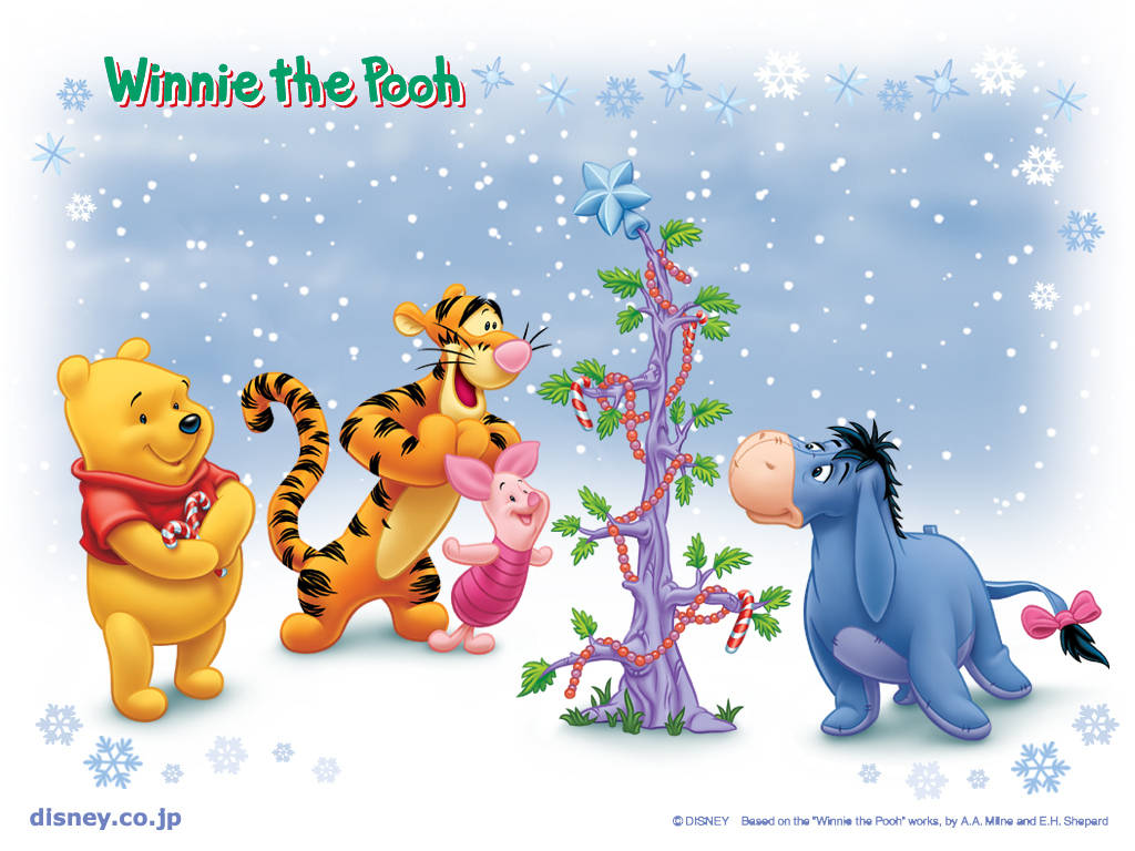 Holiday Winnie The Pooh Iphone Theme