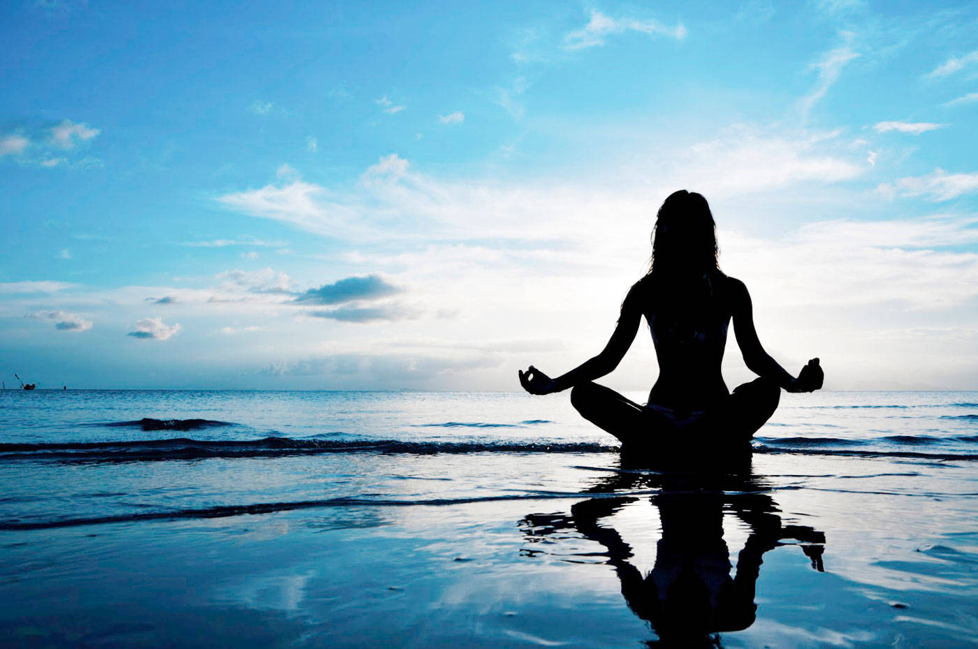 Holistic Meditation Of Woman Background