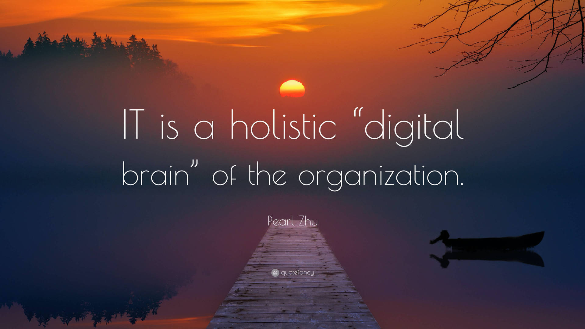 Holistic Quote Pearl Zhu Background