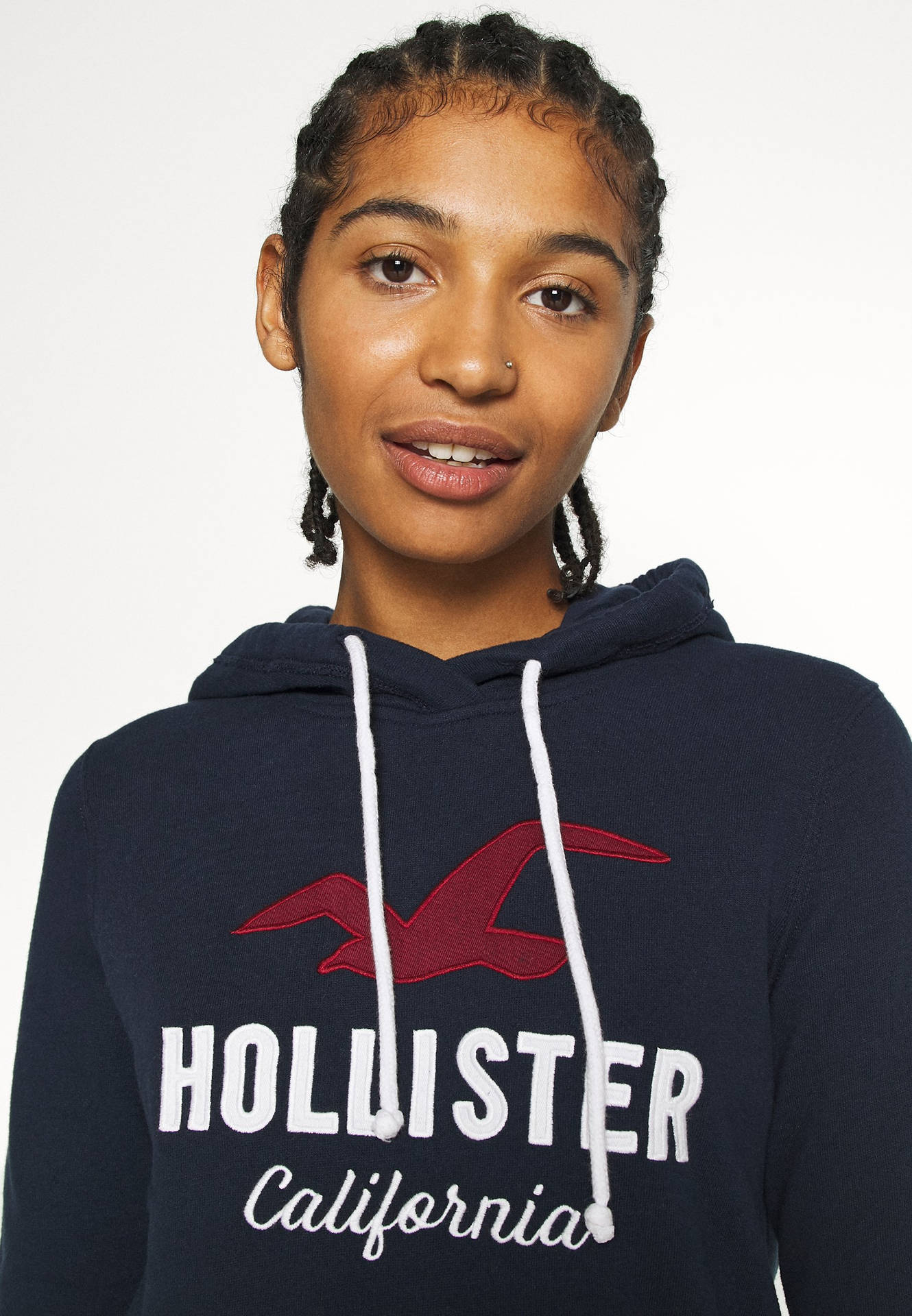 Hollister Red Seagull Logo Background