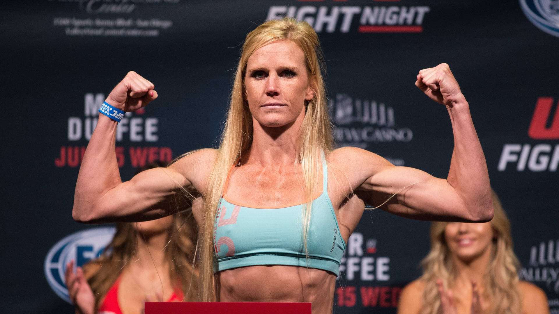 Holly Holm Light Blue Top