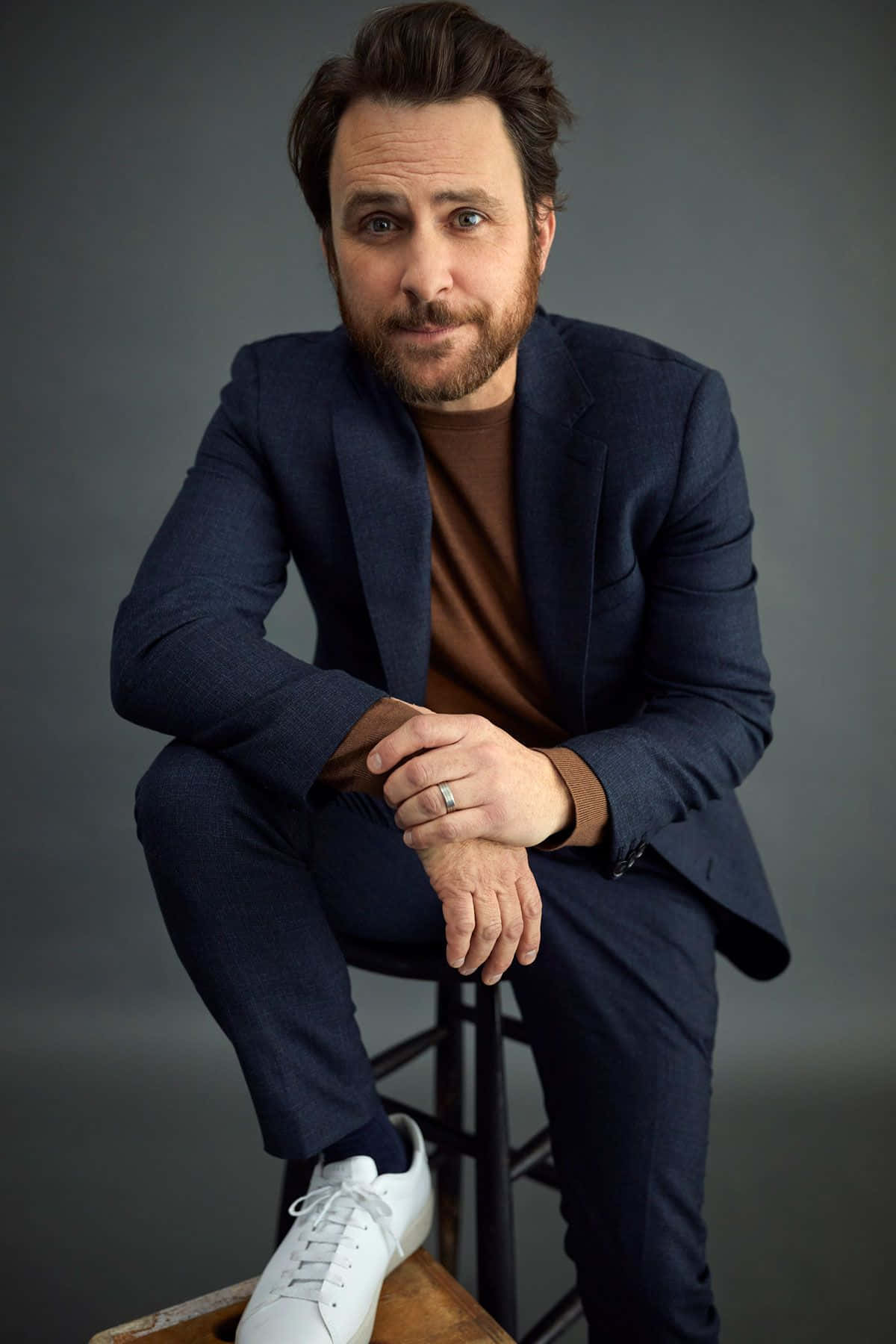 Hollywood Actor Charlie Day In A High-resolution Portrait Background