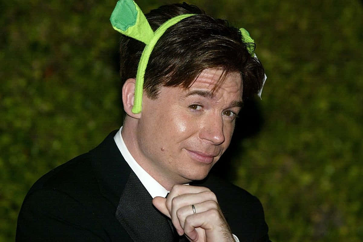 Hollywood Actor Mike Myers Sporting A Big Smile Background